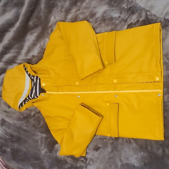 Mini Boden Yellow Rain Coat 